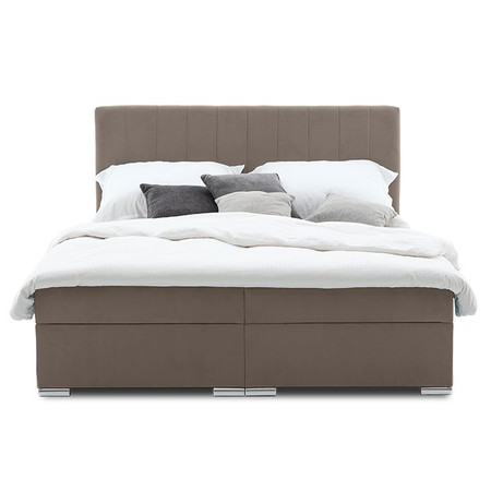 Čalouněná postel GRENLAND 160x200 cm Hnědá SG-nábytek