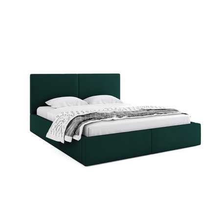 Čalouněná postel HILTON 120x200 cm Zelená BMS