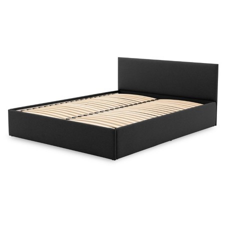 Čalouněná postel LEON bez matrace rozměr 160x200 cm Černá SG-nábytek