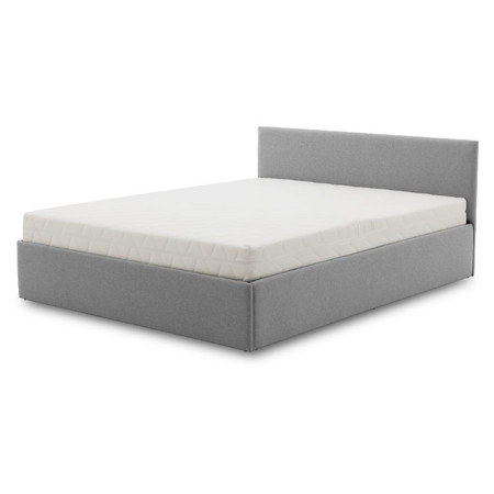 Čalouněná postel LEON s taštičkovou matrací rozměr 160x200 cm Šedá SG-nábytek