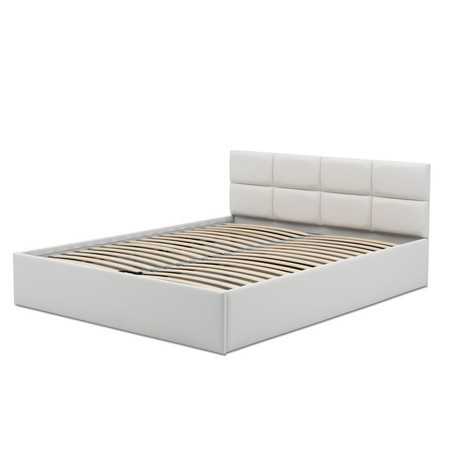 Čalouněná postel MONOS II bez matrace rozměr 160x200 cm - Eko-kůže Bílá eko-kůže SG-nábytek