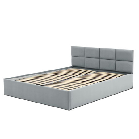 Čalouněná postel MONOS bez matrace rozměr 160x200 cm Světle šedá SG-nábytek