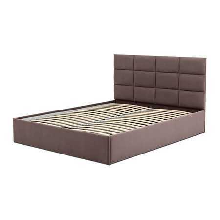 Čalouněná postel TORES bez matrace rozměr 140x200 cm Kakao SG-nábytek