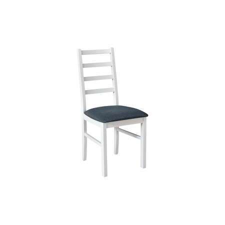 Jídelní židle NILO 8 Bílá Tkanina 8 MIX-DREW