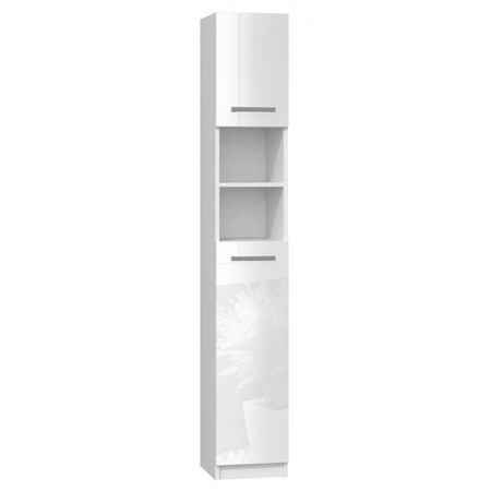 Koupelnová skříňka MARBELA 32 cm - bílá lesk TOP Nábytek