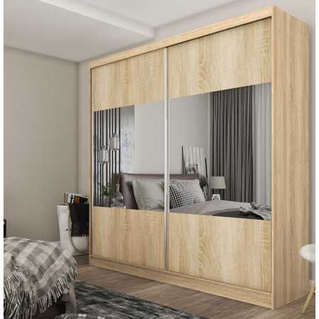 Kvalitní Šatní Skříň Celeste 200 cm Dub sonoma Furniture