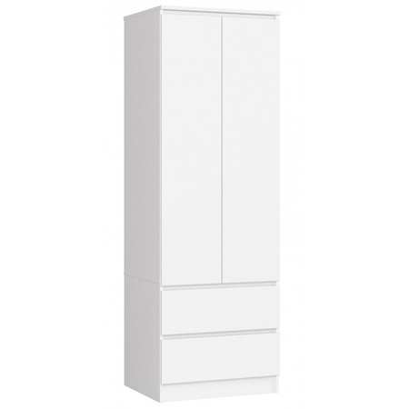 Šatní skříň STAR S60 2D2SZ bílá Akord