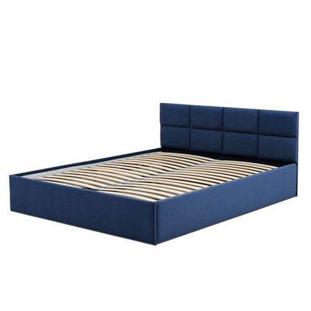 Čalouněná postel MONOS bez matrace rozměr 140x200 cm Namořnická modrá Signal-nabytek