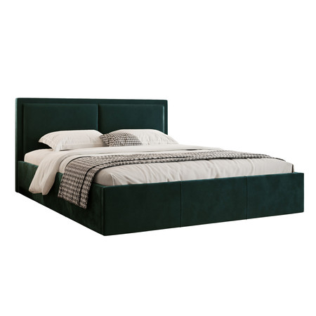 Čalouněná postel Soave II rozměr 140x200 cm Zelená TT-FURNITURE