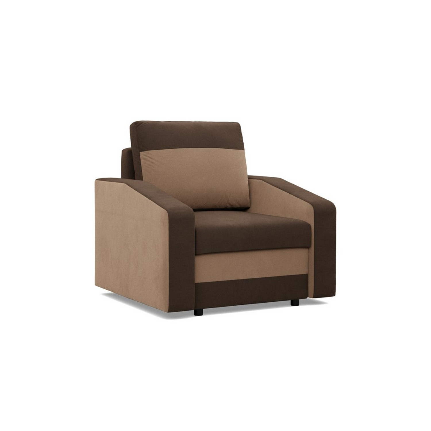 Křeslo HEWLET model 2 Hnědá/cappuccino SG-nábytek