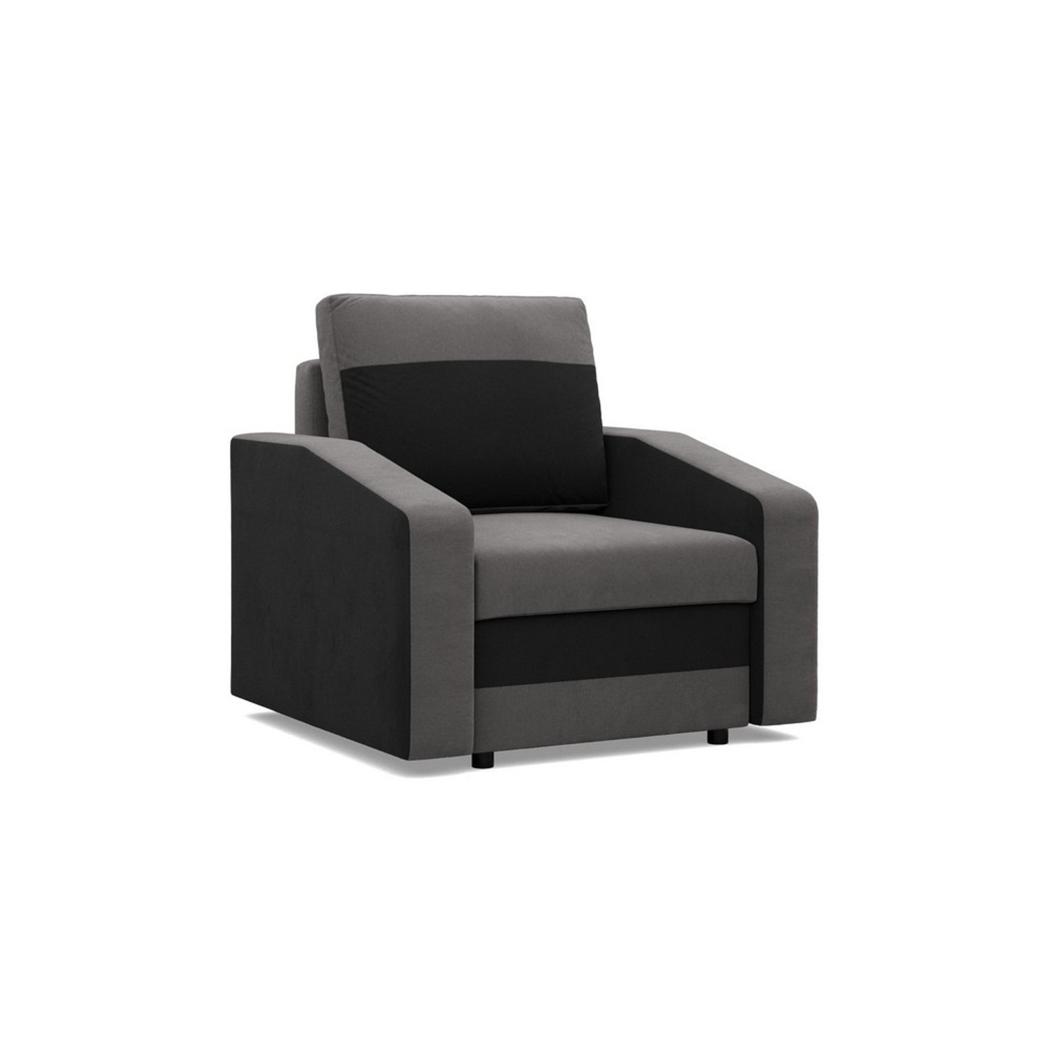 Křeslo HEWLET model 2 Šedá/černá SG-nábytek