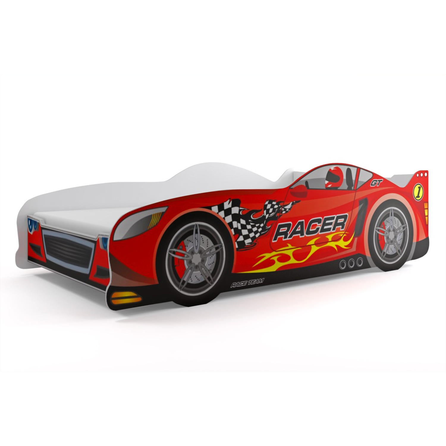 Dětská postel CARS 160x80 cm Červená BMS