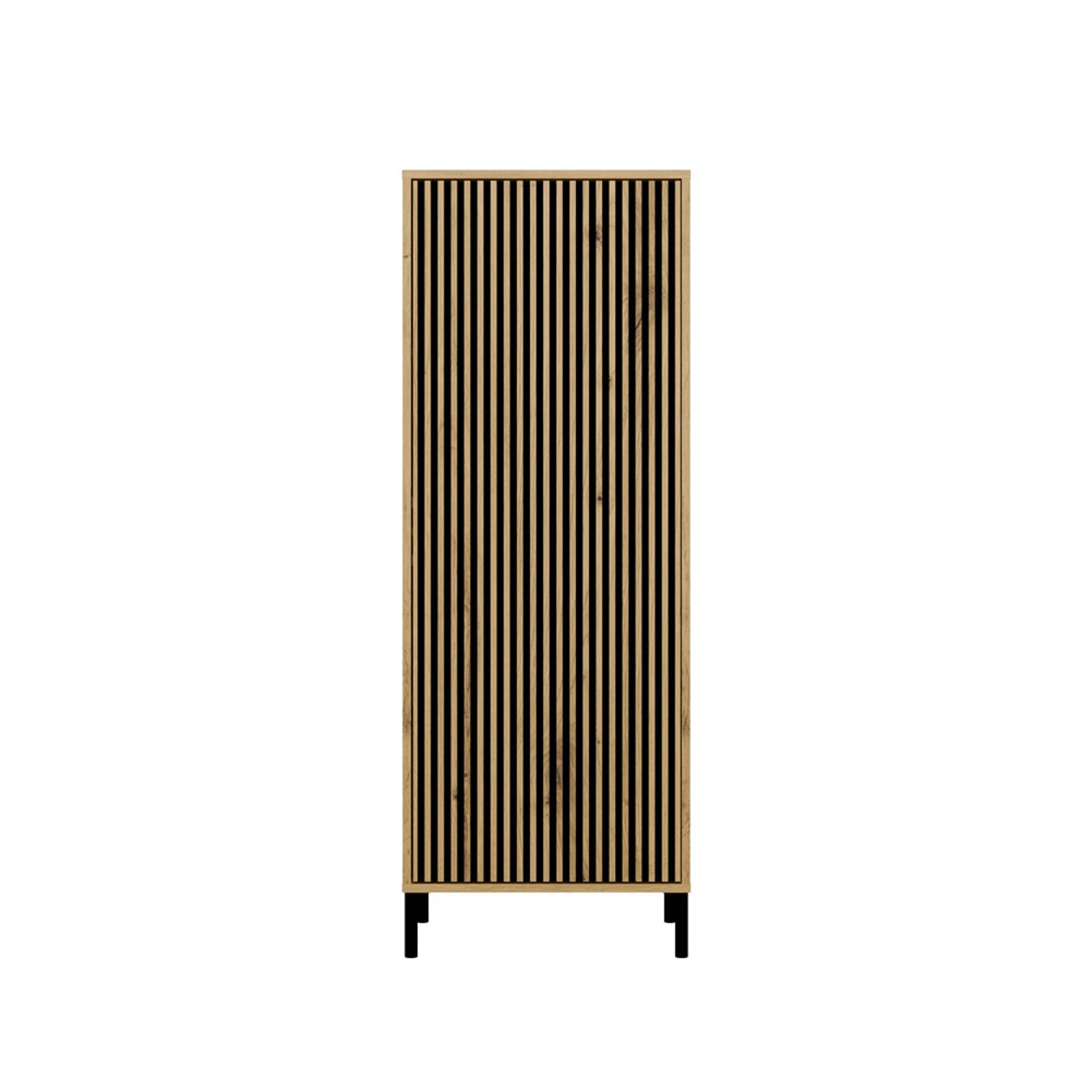 Policový regál KAMARO 1DD SLIM - dub artisan TOP Nábytek