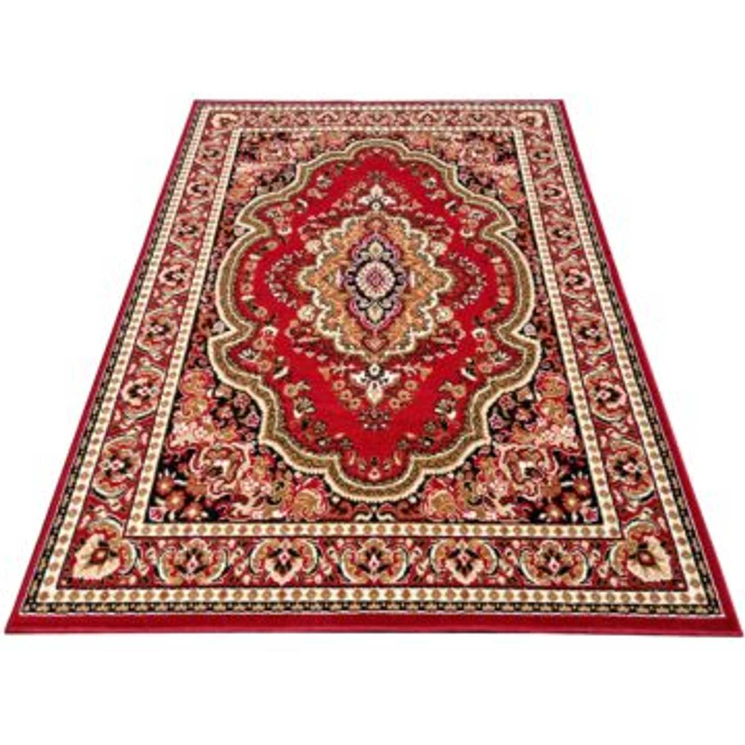 Koberec PP ROZETA červená - 160x220 cm Rexcarpet s.c.