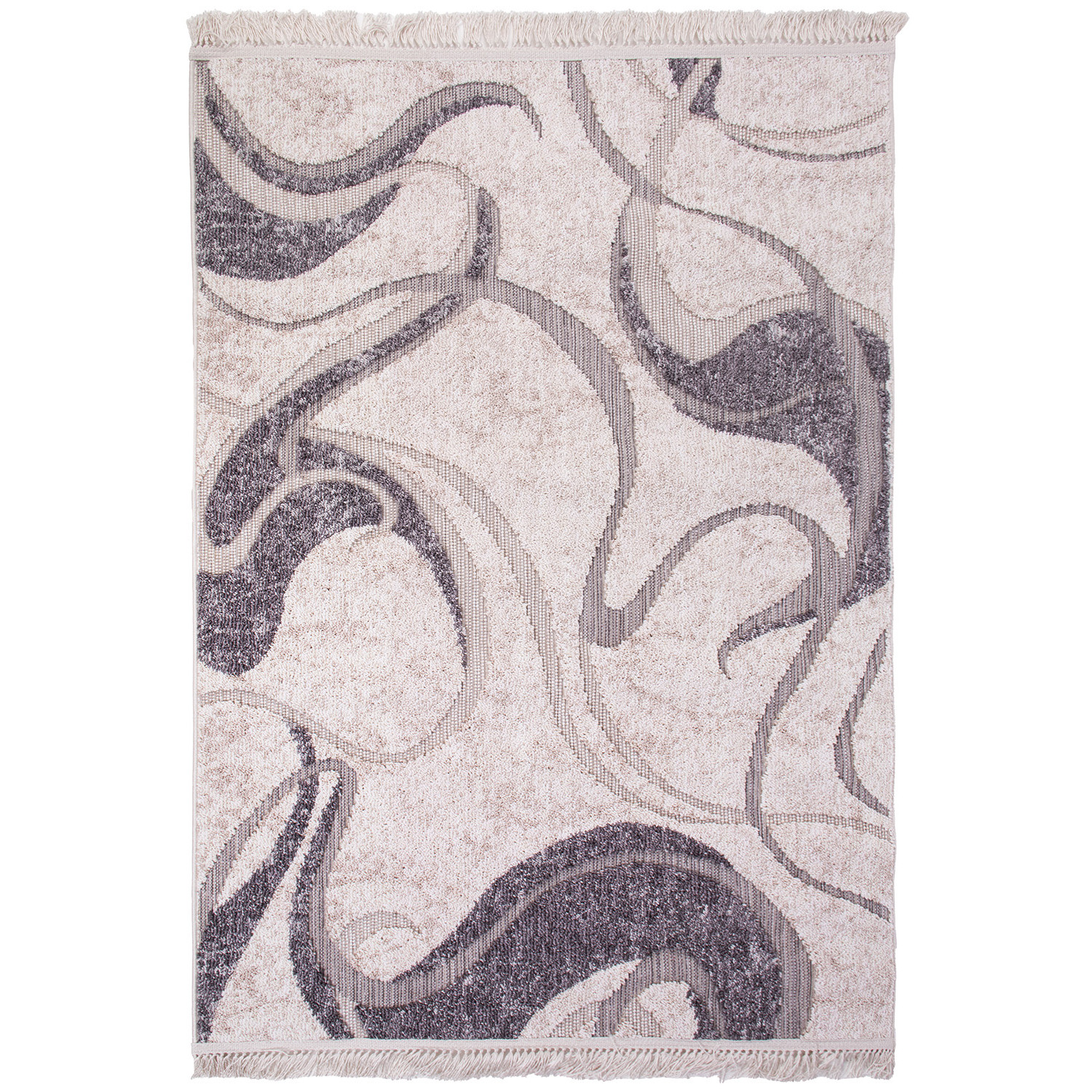 Koberec BENITA 504 šedá-krémová - 160x230 cm Marbex