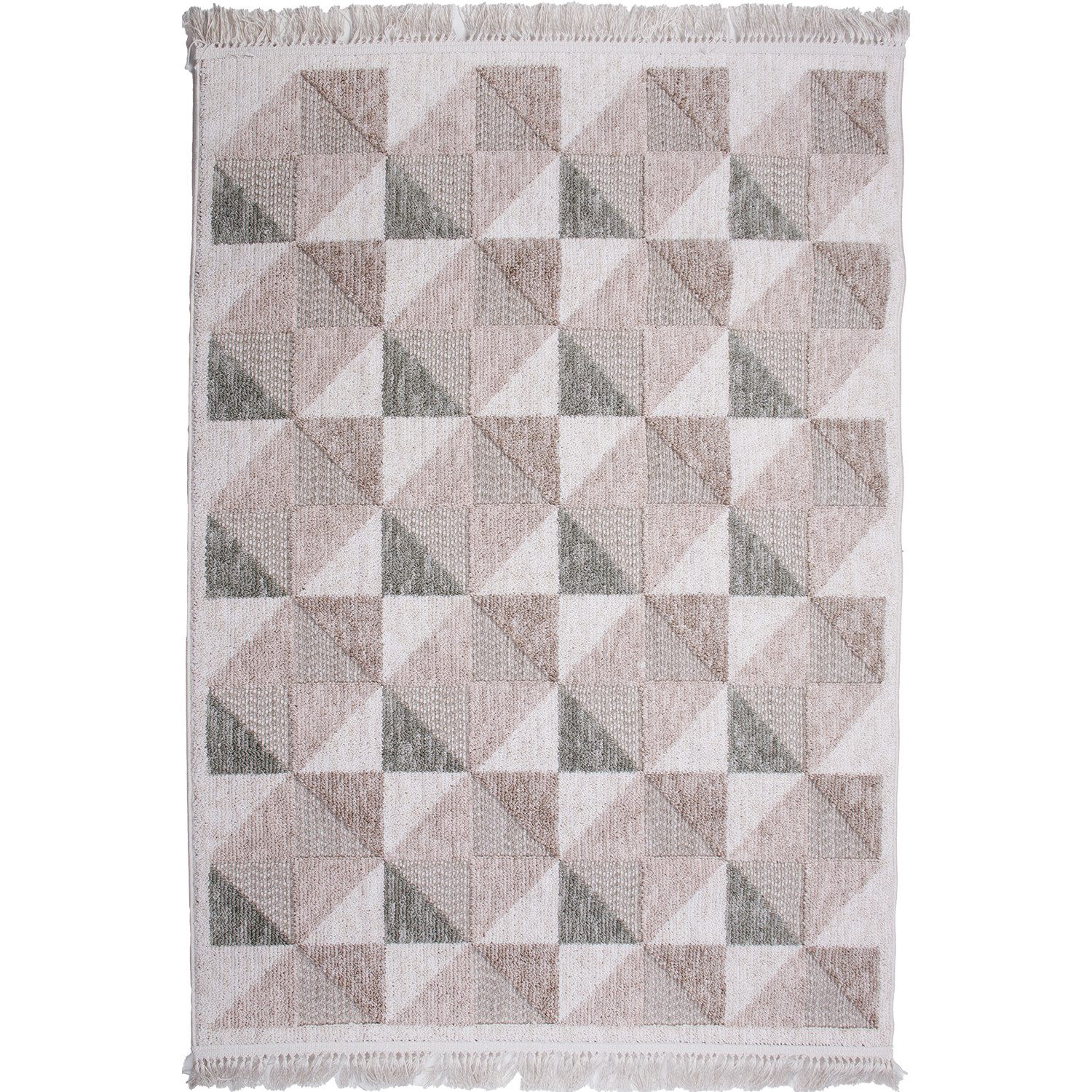 Koberec BENITA 654 zelená-krémová - 120x170 cm Marbex
