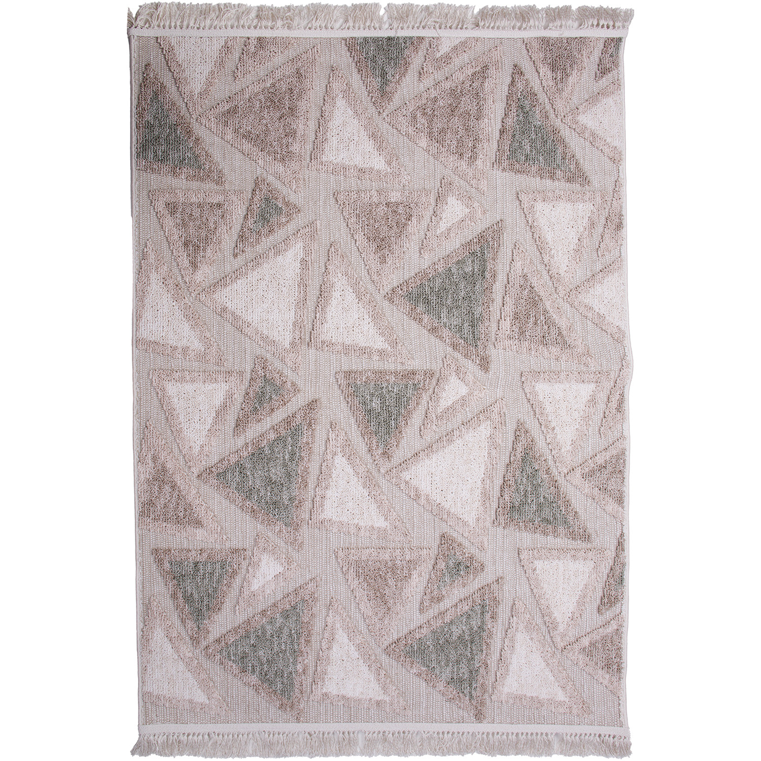 Koberec BENITA 658 zelená-krémová - 160x230 cm Marbex