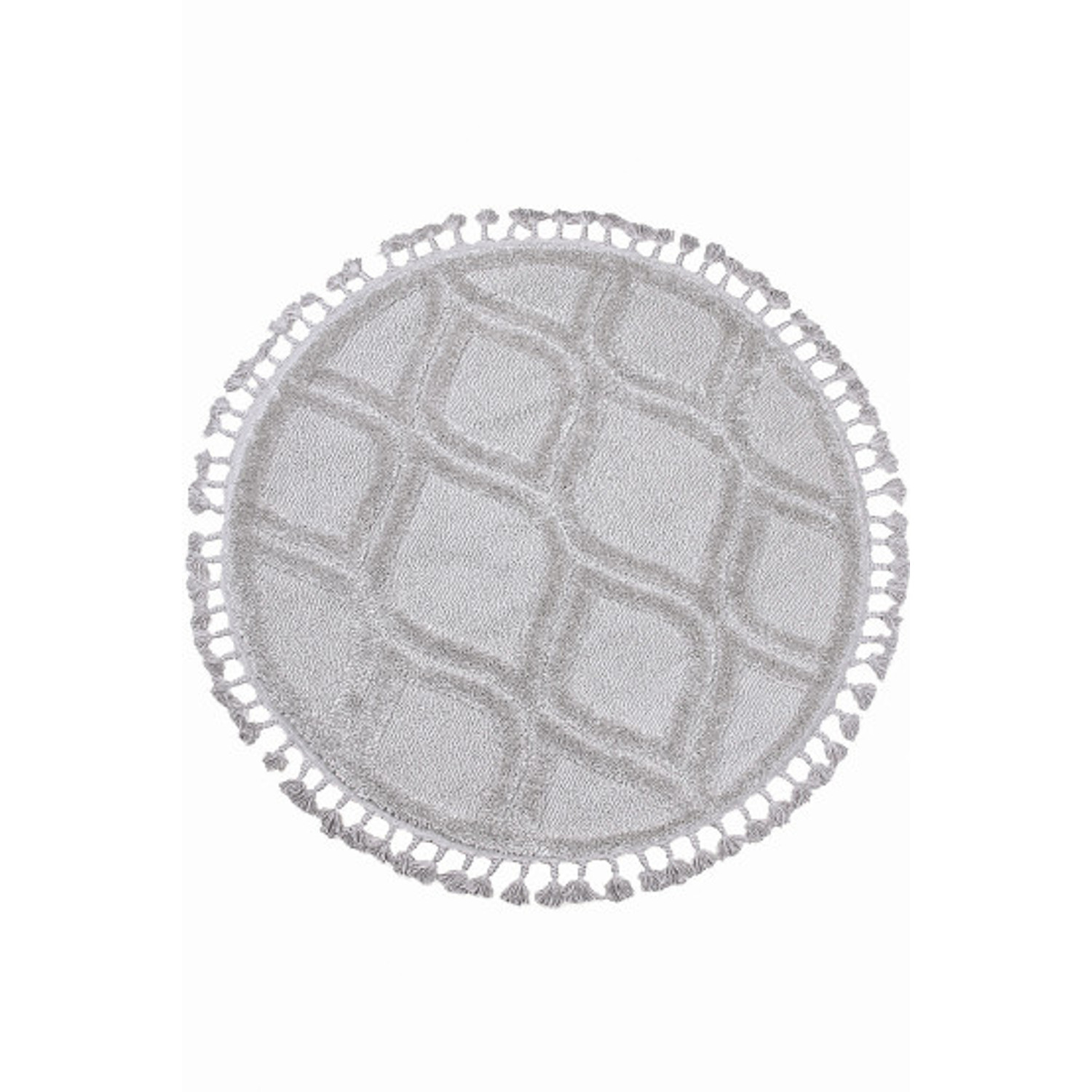 Koberec BERBER 7063 šedá - 133x133 cm Marbex