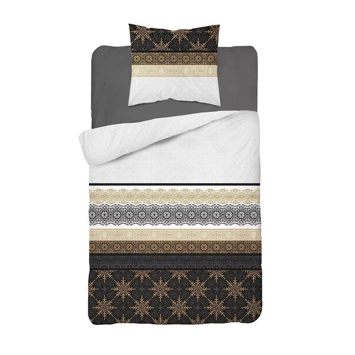 Bavlněné povlečení GLAMOUR 3835 A 140x200 cm KARO