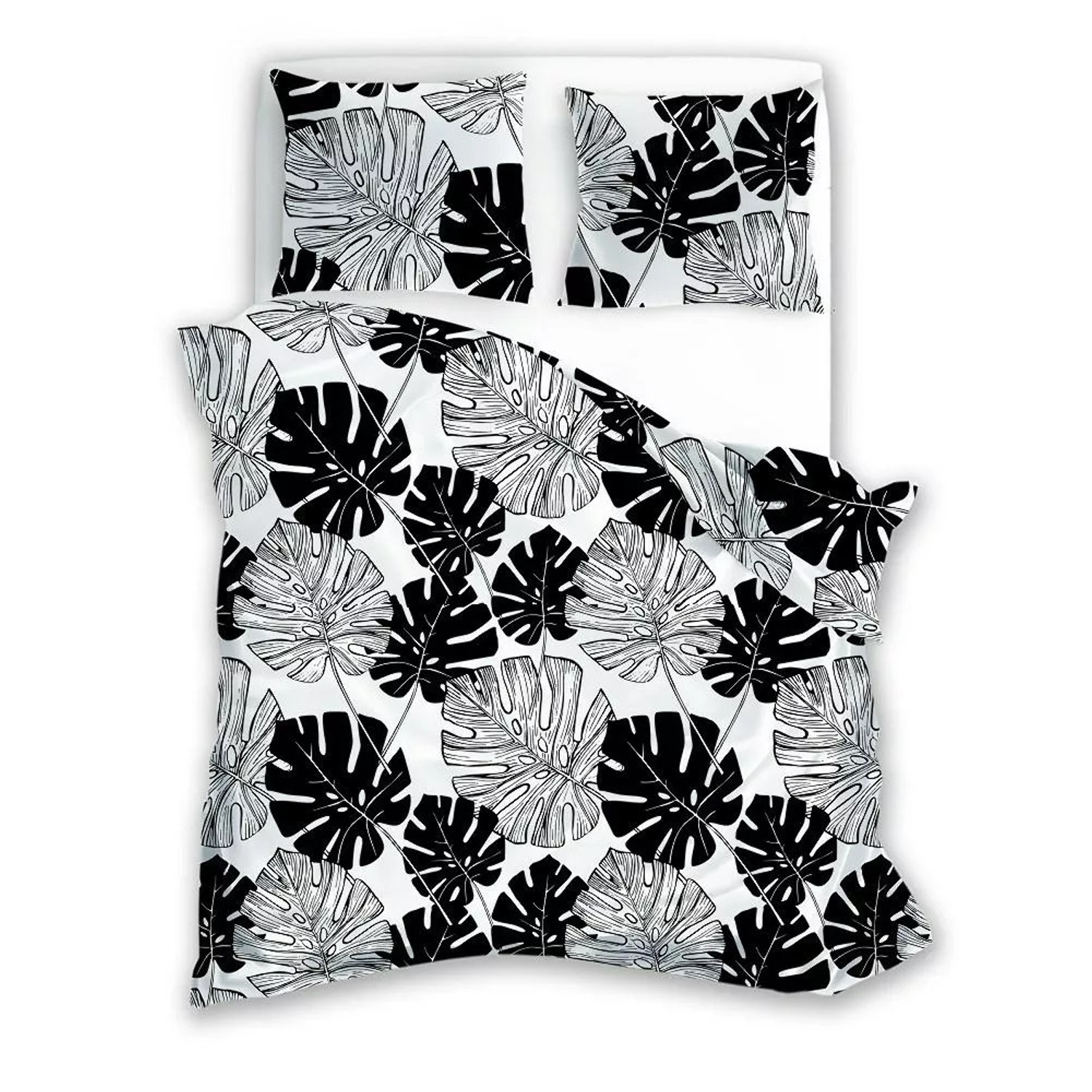 Povlečení z mikrovlákna HARMONY Monstera 140x200 cm KARO