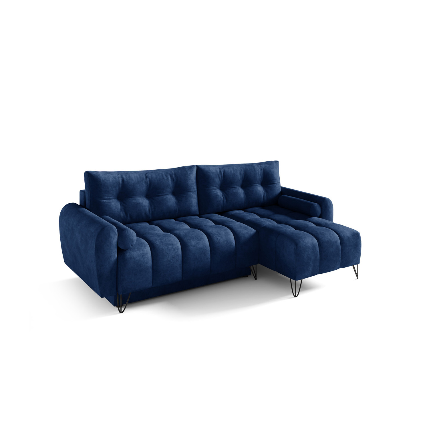 Rohová sedací souprava Manhattan Mini - Goya 06 Modrá Lukasz meble