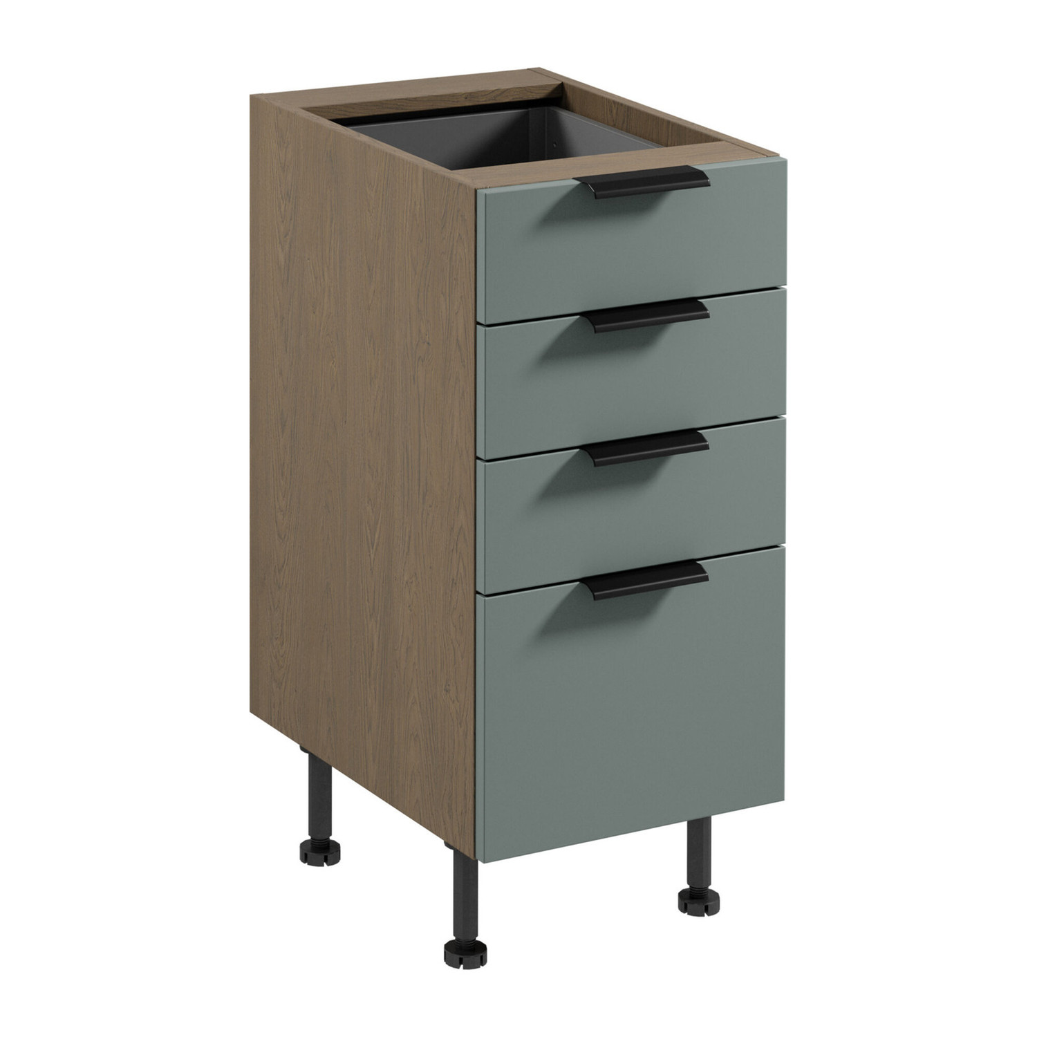 Kuchyňská skříňka SORENTO D40S4 AX -  Baltic Storm Zelená GALA