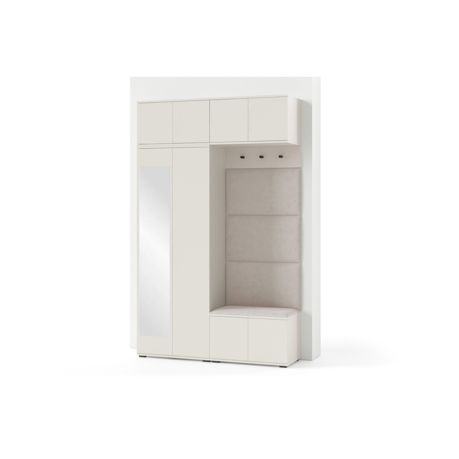 Předsíňová stěna BIANCO I Bez zrcadla Modrá SG nabytek