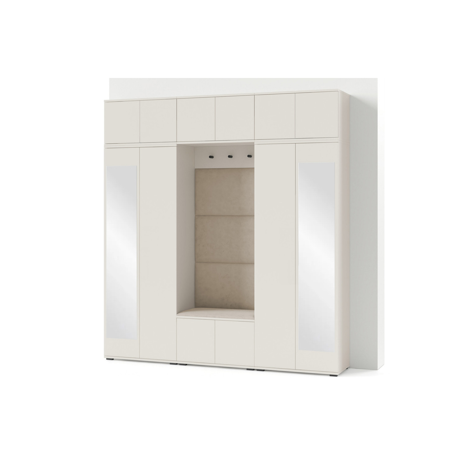 Předsíňová stěna BIANCO II Bez zrcadla Růžová I SG nabytek