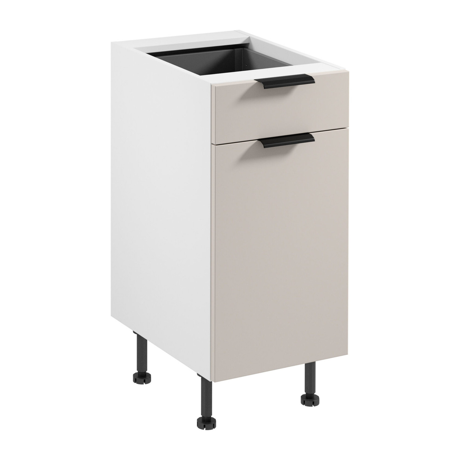 Kuchyňská skříňka SORENTO D40S1 - P/L - bílá Béžová GALA