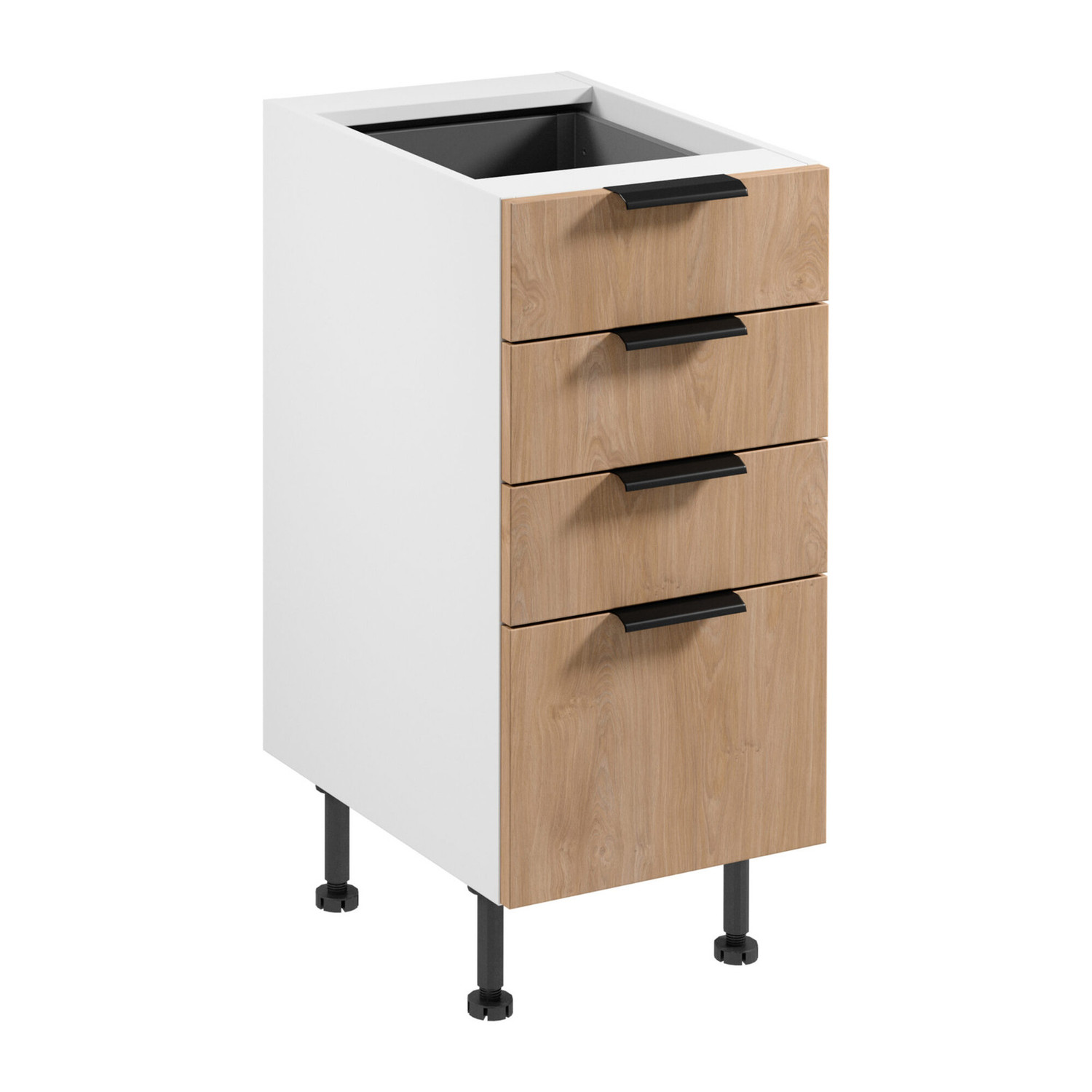 Kuchyňská skříňka SORENTO D40S4 AX - bílá Puccini GALA