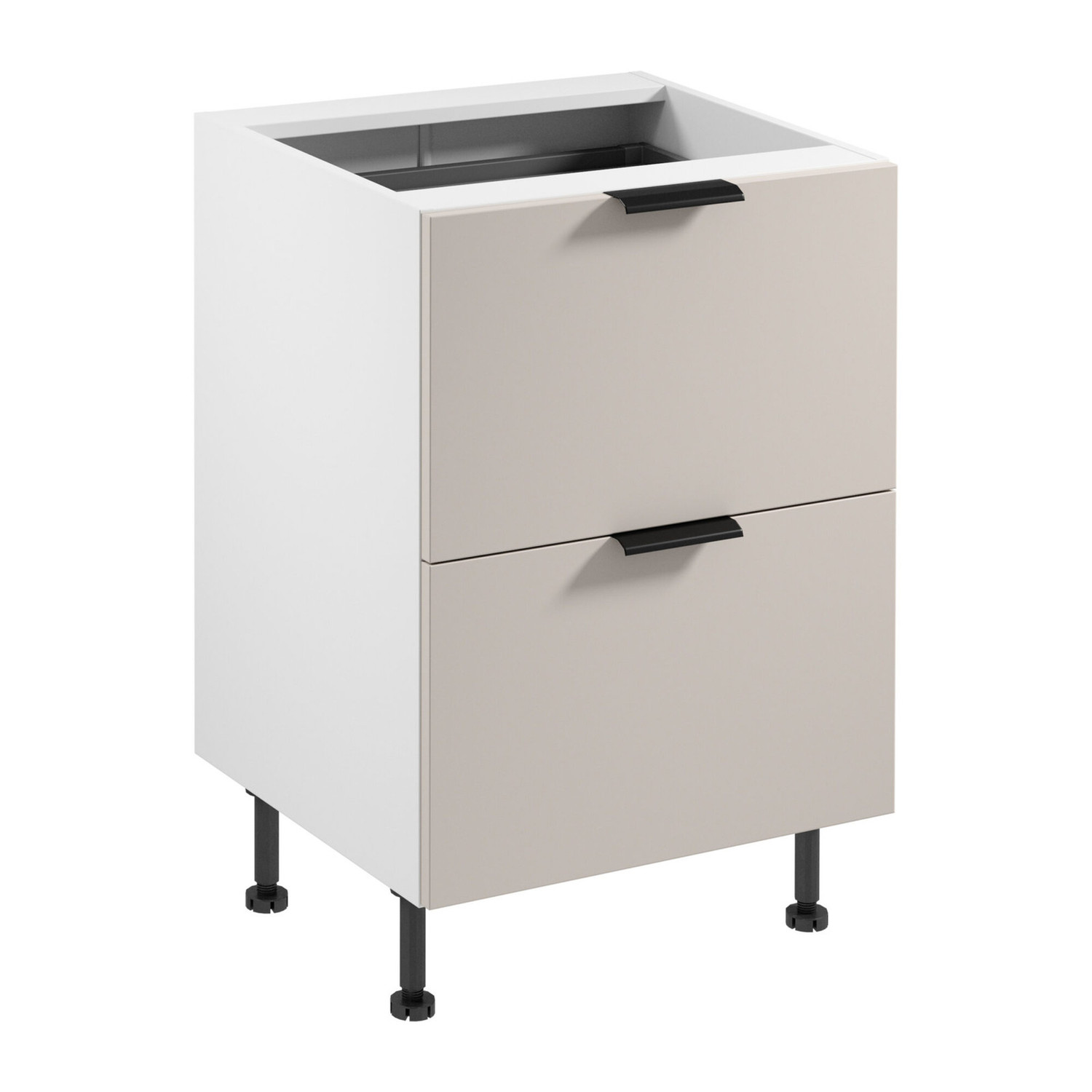 Kuchyňská skříňka SORENTO D60S2+1 AX -  bílá Béžová GALA