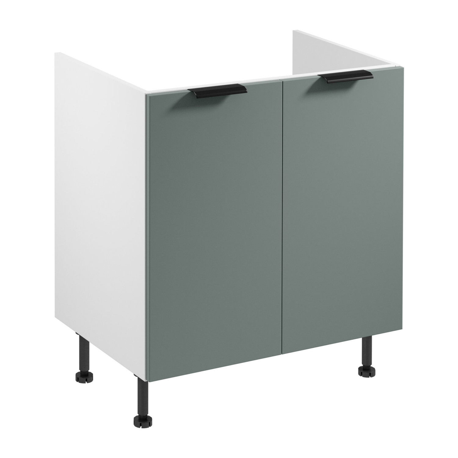 Kuchyňská skříňka SORENTO D80Z -  bílá Zelená GALA