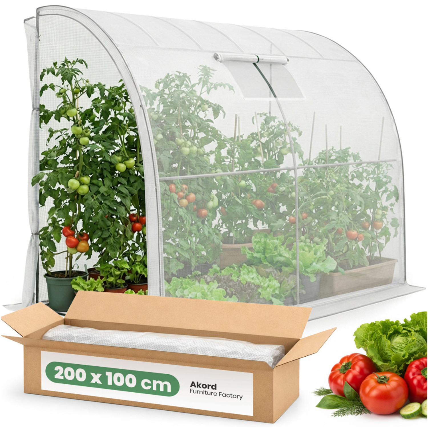 Nástěnný fóliový zahradní skleník