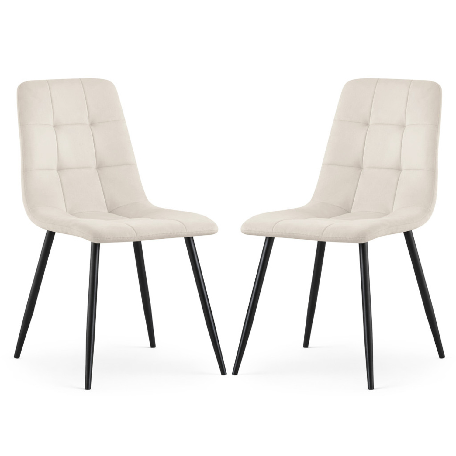 Set 2 ks čalouněných židlí NERO - béžová Akord