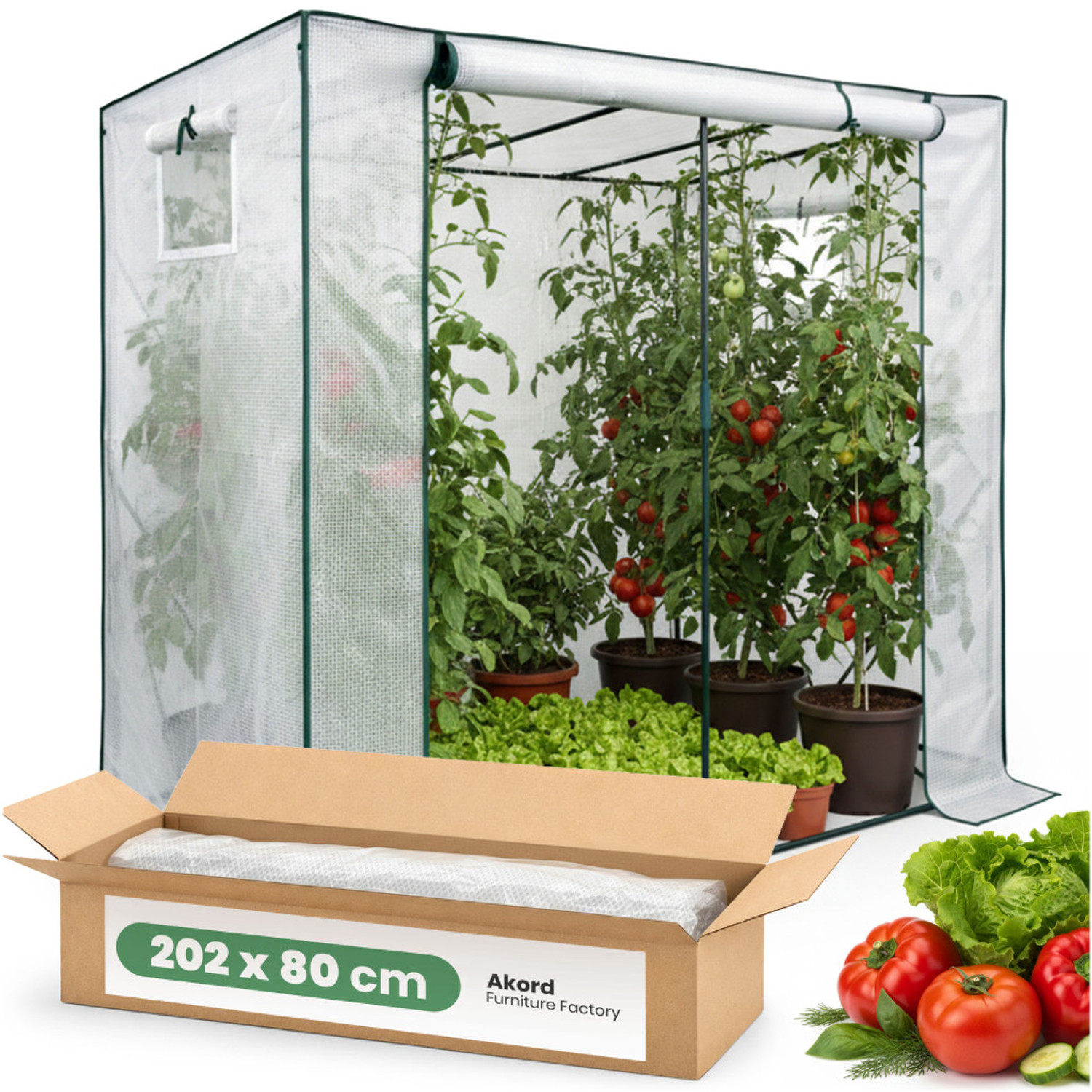 Zahradní fóliový skleník