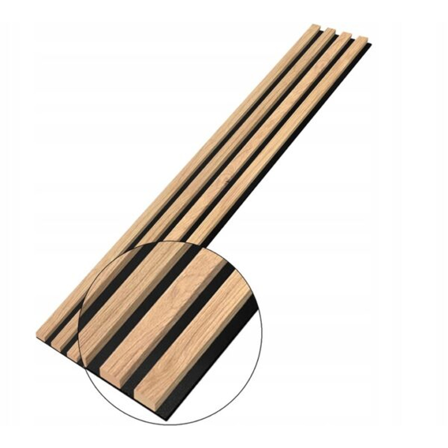 Designový akustický panel Dub Artisan - 18 cm - 4 lamely E-LAMELE