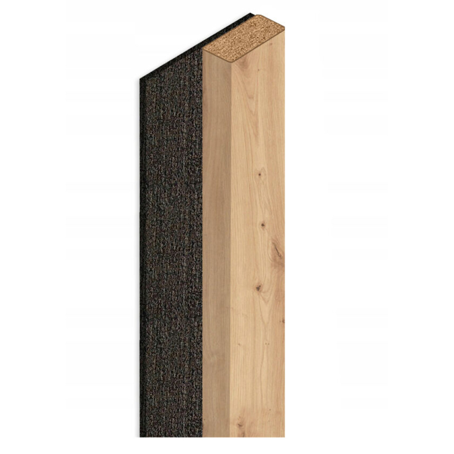 Designový akustický panel Dub Artisan - 5 cm - 1 panel E-LAMELE