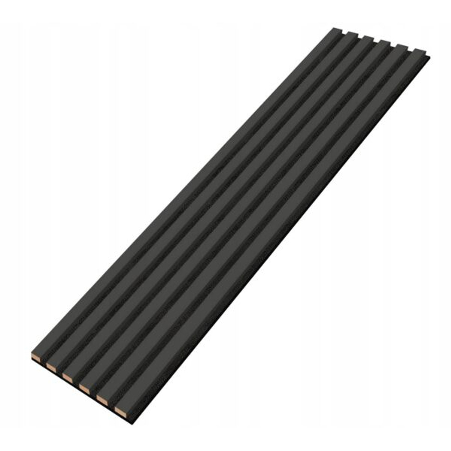 Designový akustický panel - antracit - 28 cm - 6 lamel E-LAMELE