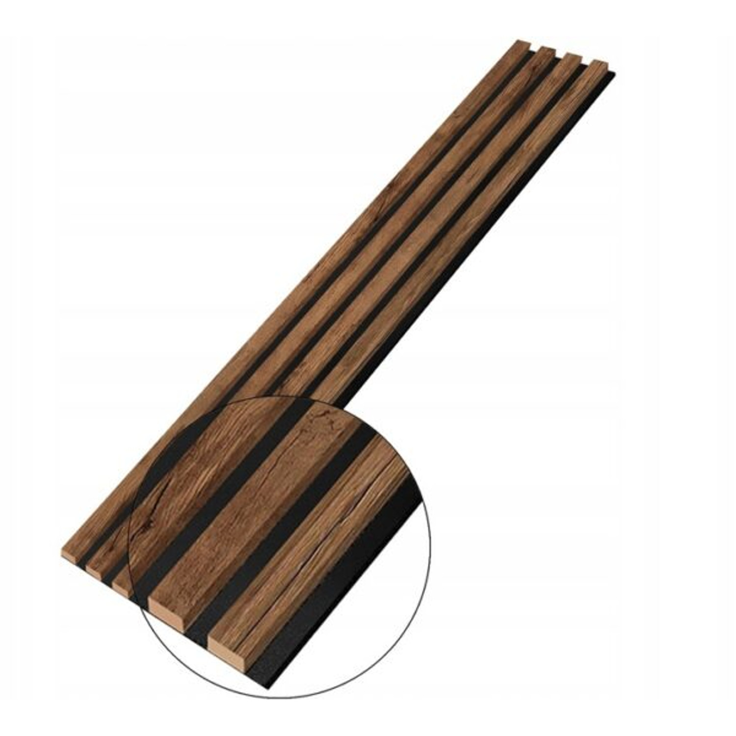 Designový panel z lamel Dub Delano - 18 cm - 4 lamely E-LAMELE