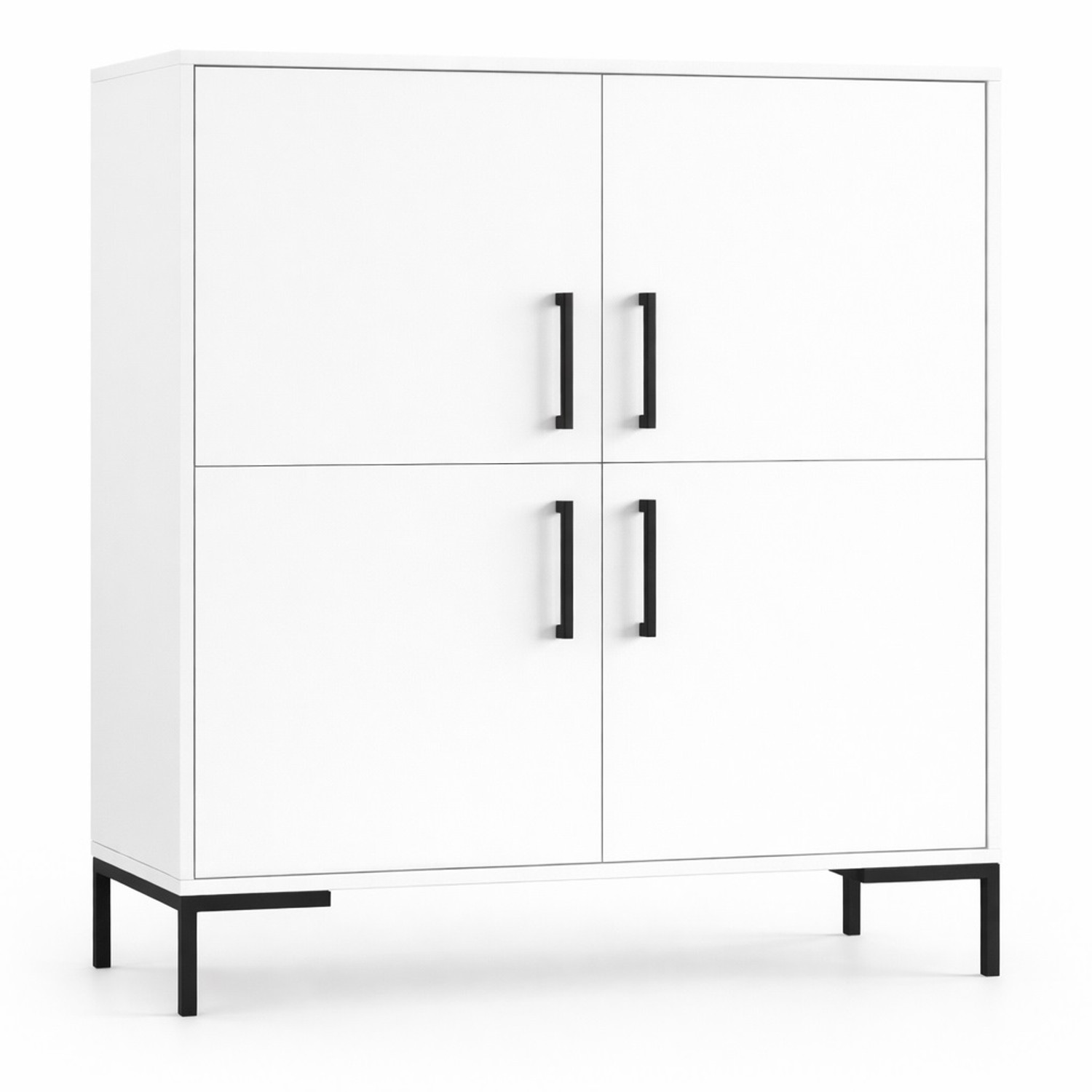 Komoda na nožičkách 4D - bílá SG-nábytek